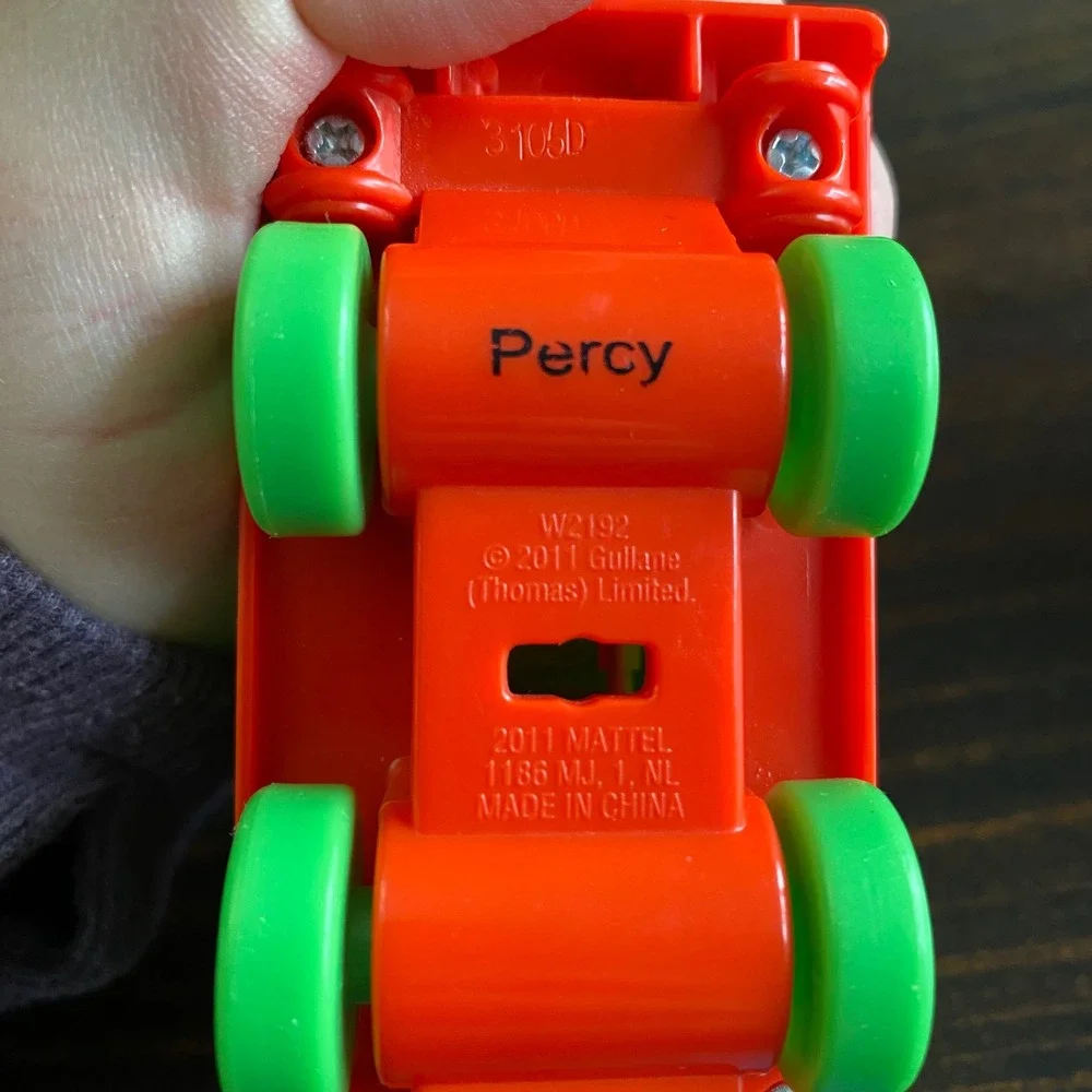 Thomas & Friends Plastic Push Along Train Toys Thomas Percy Toy Set Mattel 2011‎
